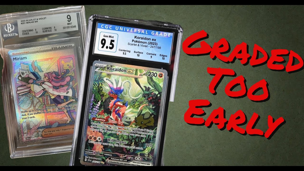 How Are Pokemon Scarlet and Violet Cards Already Graded?