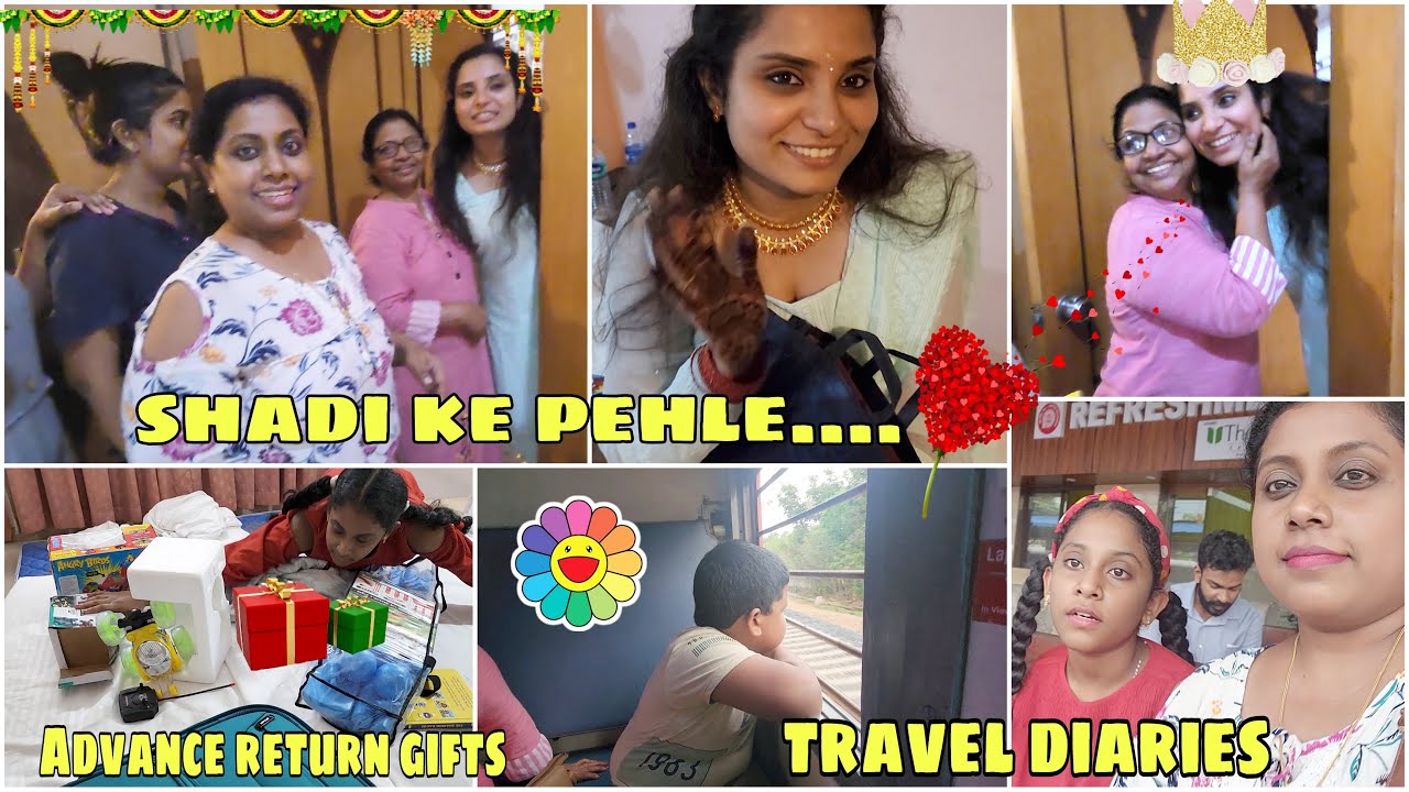 Finally Travelling For Cousin's Wedding🤩Meet The Bride😍🥰Full On Masti Advance Return Gifts Mil Gaye