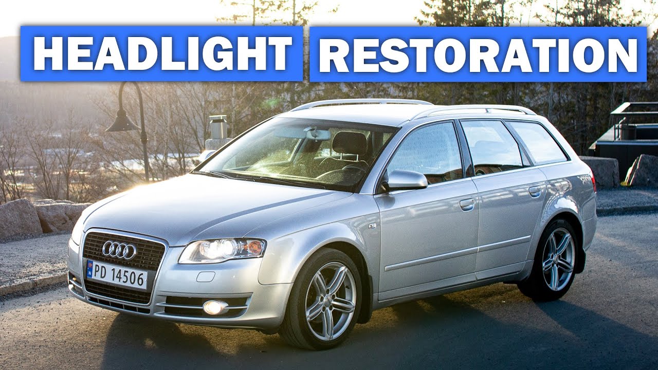 Headlight Restoration and Armrest Instalation | Audi A4