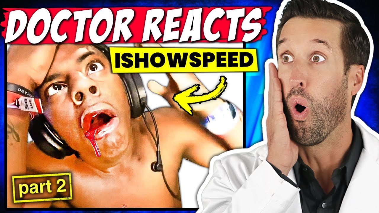 ER Doctor REACTS to IShowSpeed DUMBEST Injuries (PART 2)