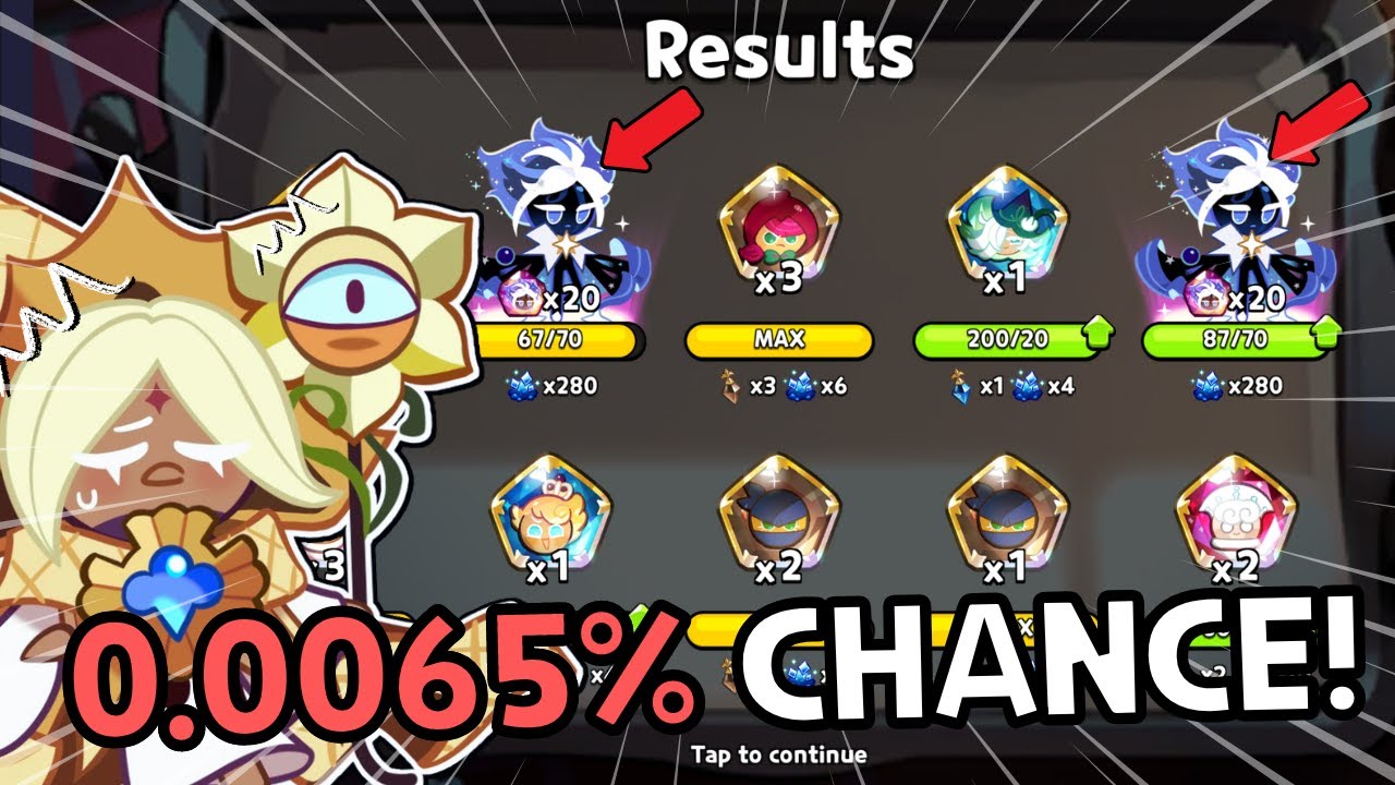 THIS RESULT HAS A 0.0065% CHANCE OF HAPPENING!! | Cookie Run Kingdom