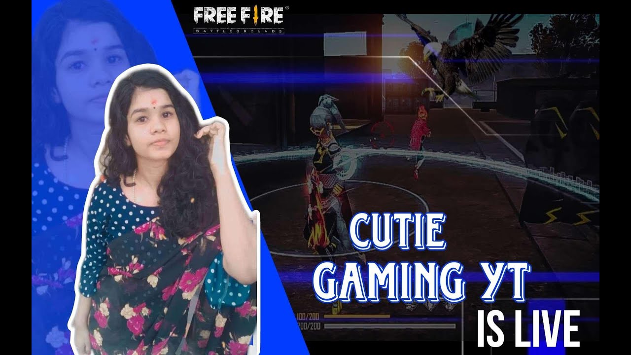 CutieGaming Yt Is Live ||  Road To 600 Subs|| Free Fire Malayalam Live 🔥❤️||