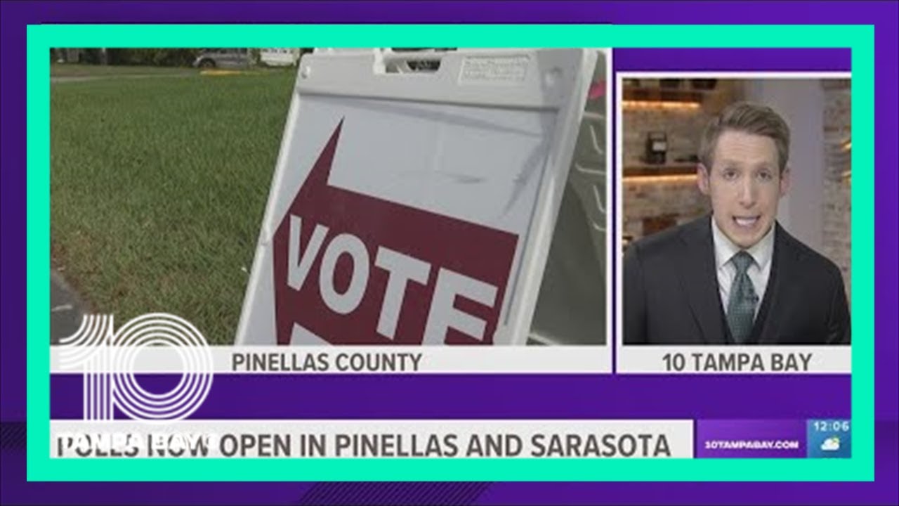 Polls now open for municipal elections in Pinellas and Sarasota counties