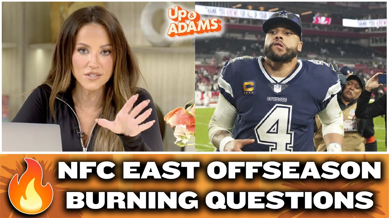 Kay Adams Burning Questions About the NFC East Offseason | Up & Adams