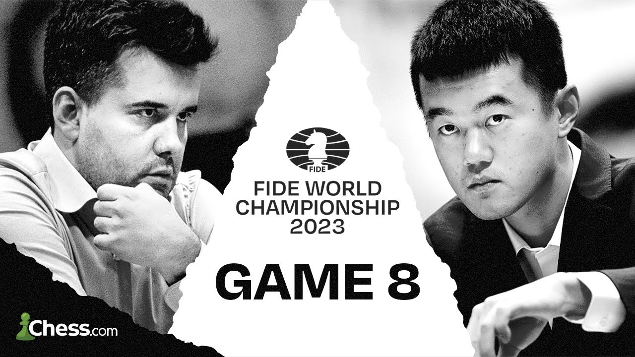 Ding vs Nepomniachtchi | FIDE World Championship | Game 8 ft. Giri, Sachdev & Hess