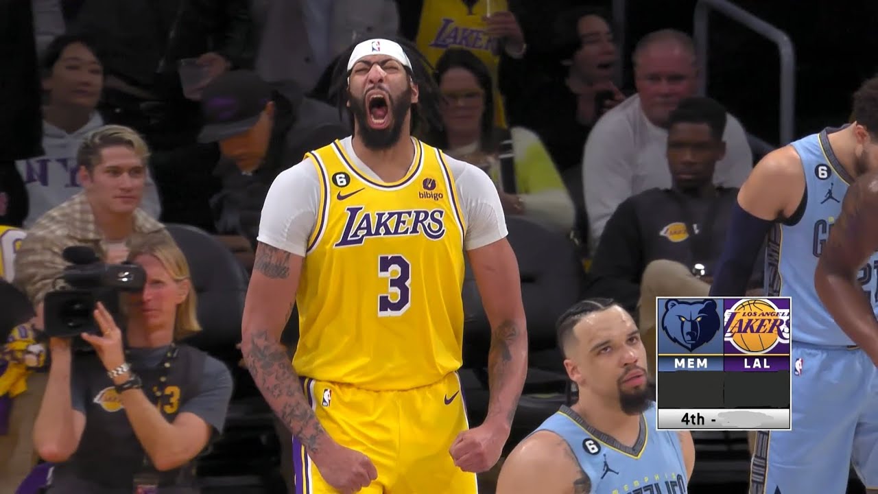INSANE GAME! Los Angeles Lakers vs Memphis Grizzlies Final Minutes ! 2022-23 NBA Season