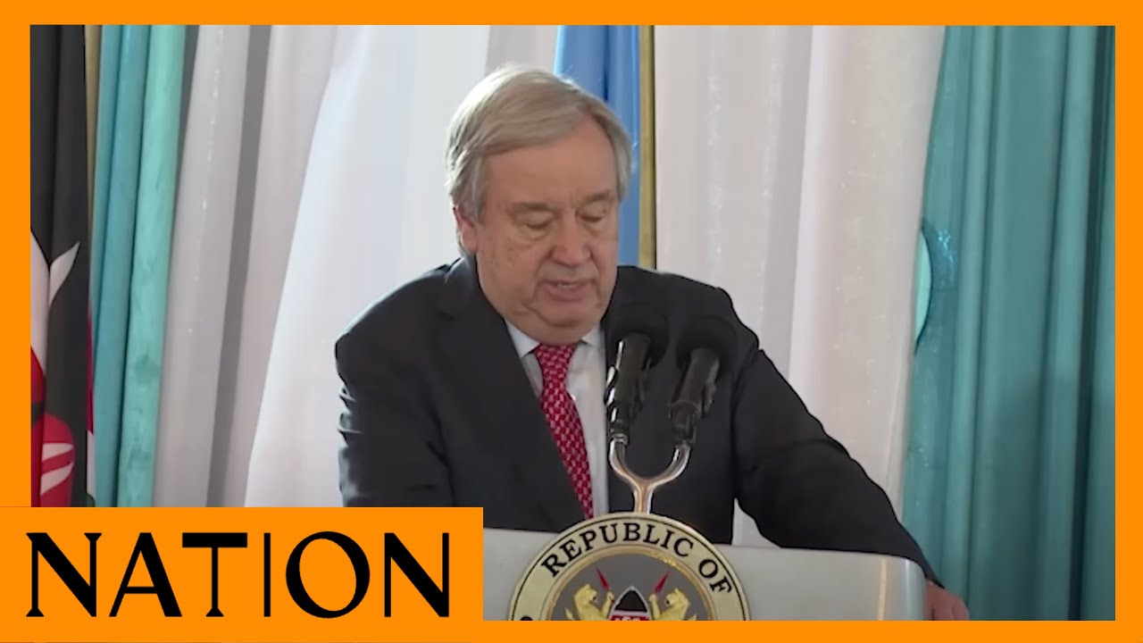 United Nations Secretary-General Guterres’s speech during his visit to State House
