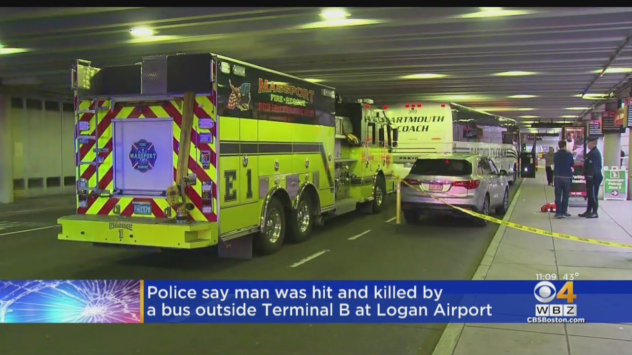 Man hit and killed by bus outside Terminal B at Logan Airport