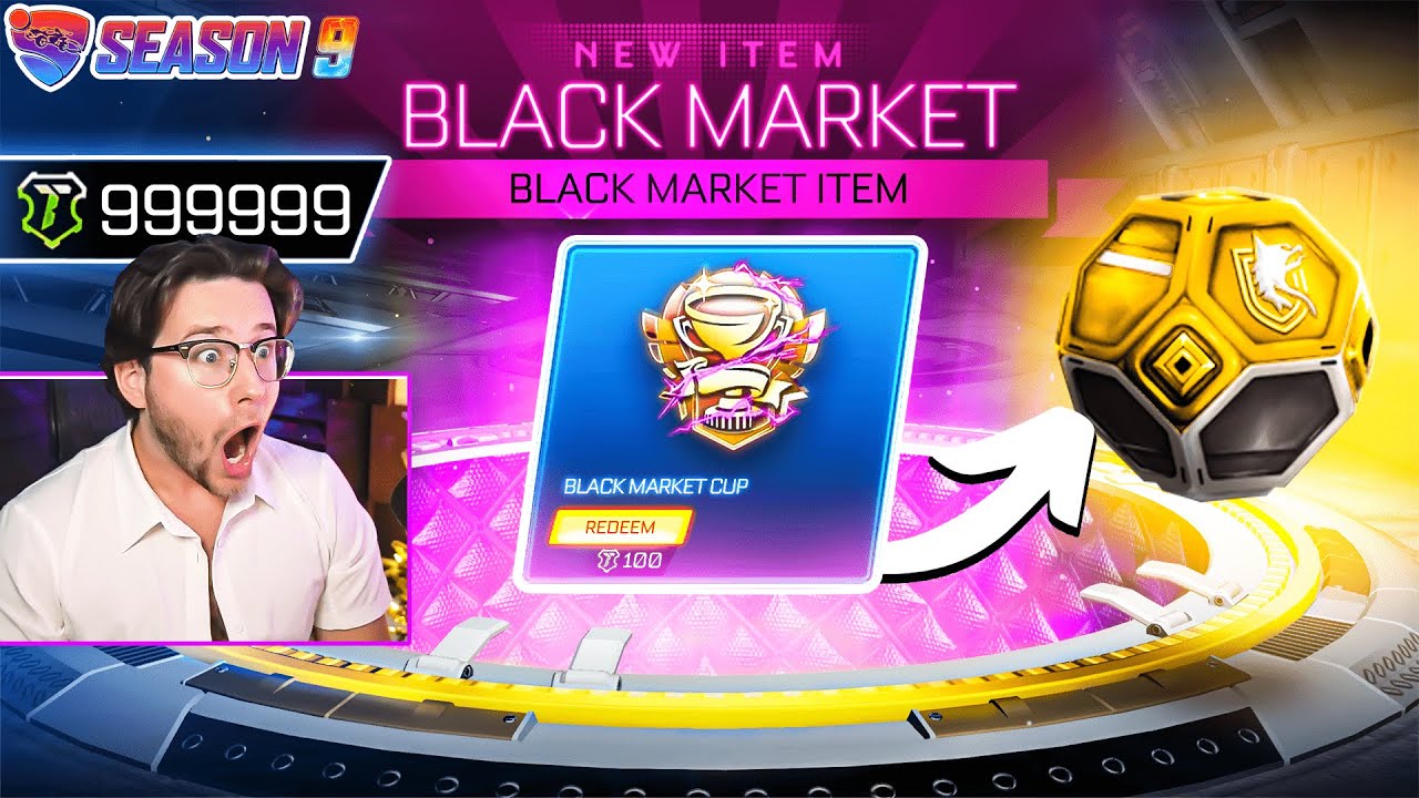 I FOUND AN EVEN BETTER METHOD TO GET BLACK MARKETS FROM DROPS IN ROCKET LEAGUE.
