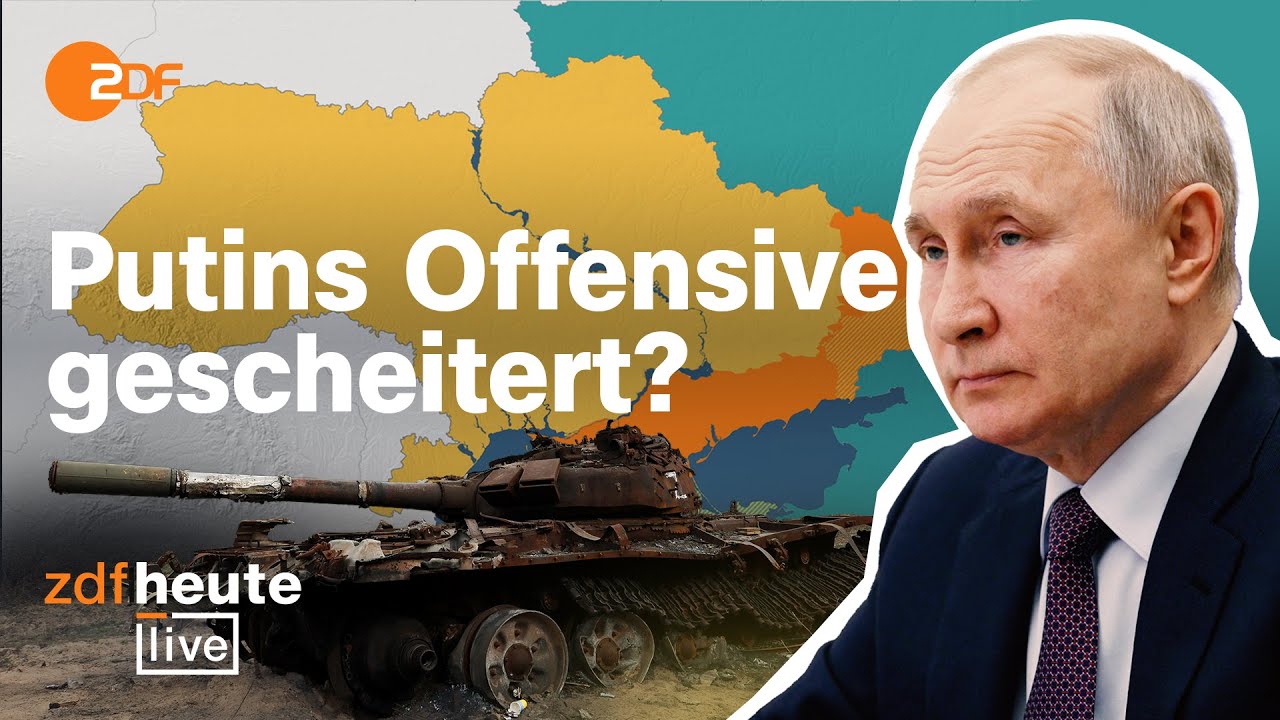 Winteroffensive am Ende: Wie lange kann Russland noch kämpfen? | ZDFheute live