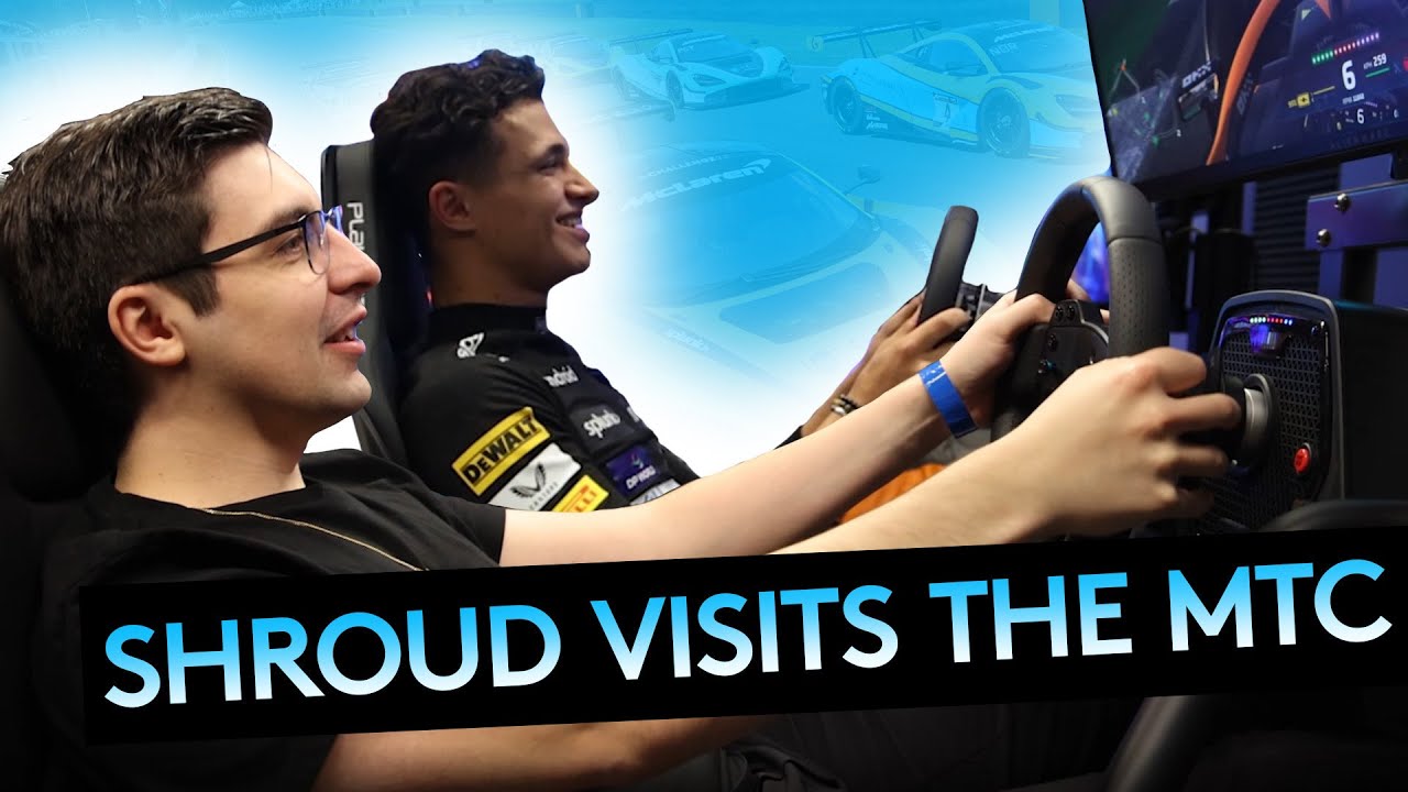 Behind the Scenes at McLaren ML60 with shroud and Lando Norris
