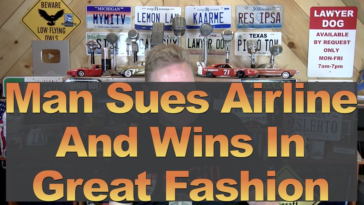 Man Sues Airline and Wins in Spectacular Fashion