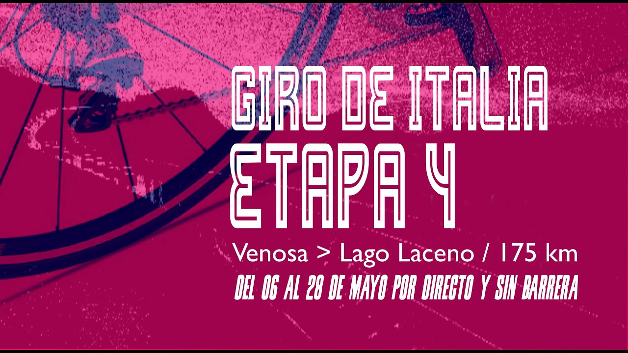 GIRO DE ITALIA 2023 - ETAPA 4 - 175KM -Directo y Sin Barrera #narradoresdeamerica