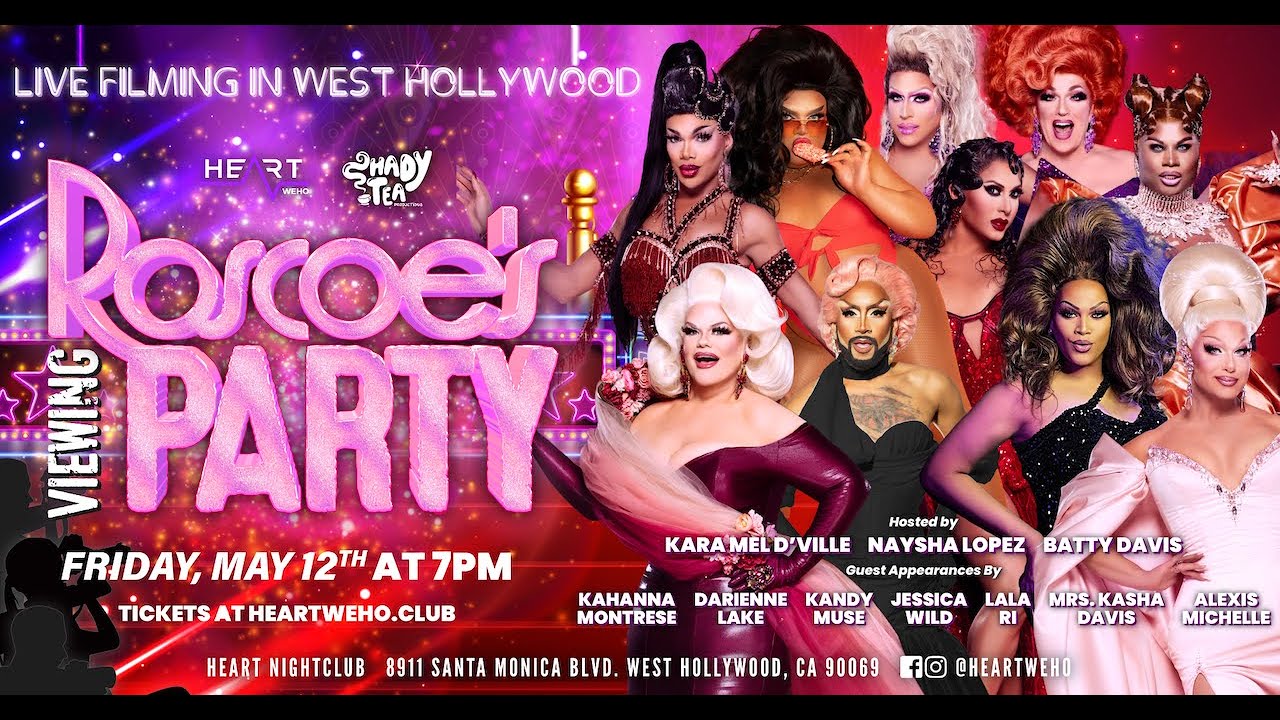 Live from Heart WeHo - Roscoe's RuPaul's Drag Race All Stars 8 Viewing Party