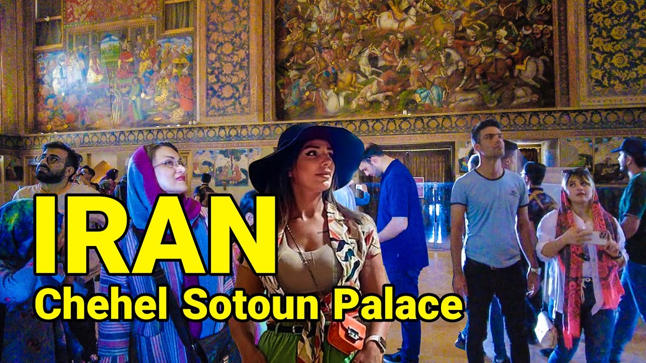 IRAN - Chehel Sotoun Palace, 400-year-old architectural masterpiece in Isfahan, Iran Vlog ایران
