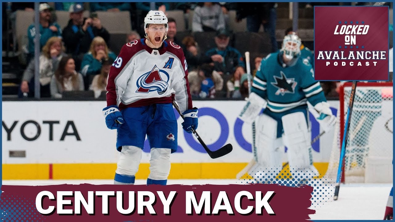 Avalanche Clinch Playoff Spot in OT on Nathan MacKinnon's GWG Goal and 100th Point of the Season
