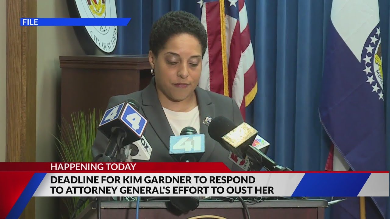 Deadline for Kim Gardner to respond to ousting effort today