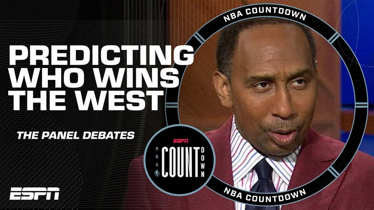 Who will win the West? Stephen A., Jalen & Wilbon make their picks | NBA Countdown