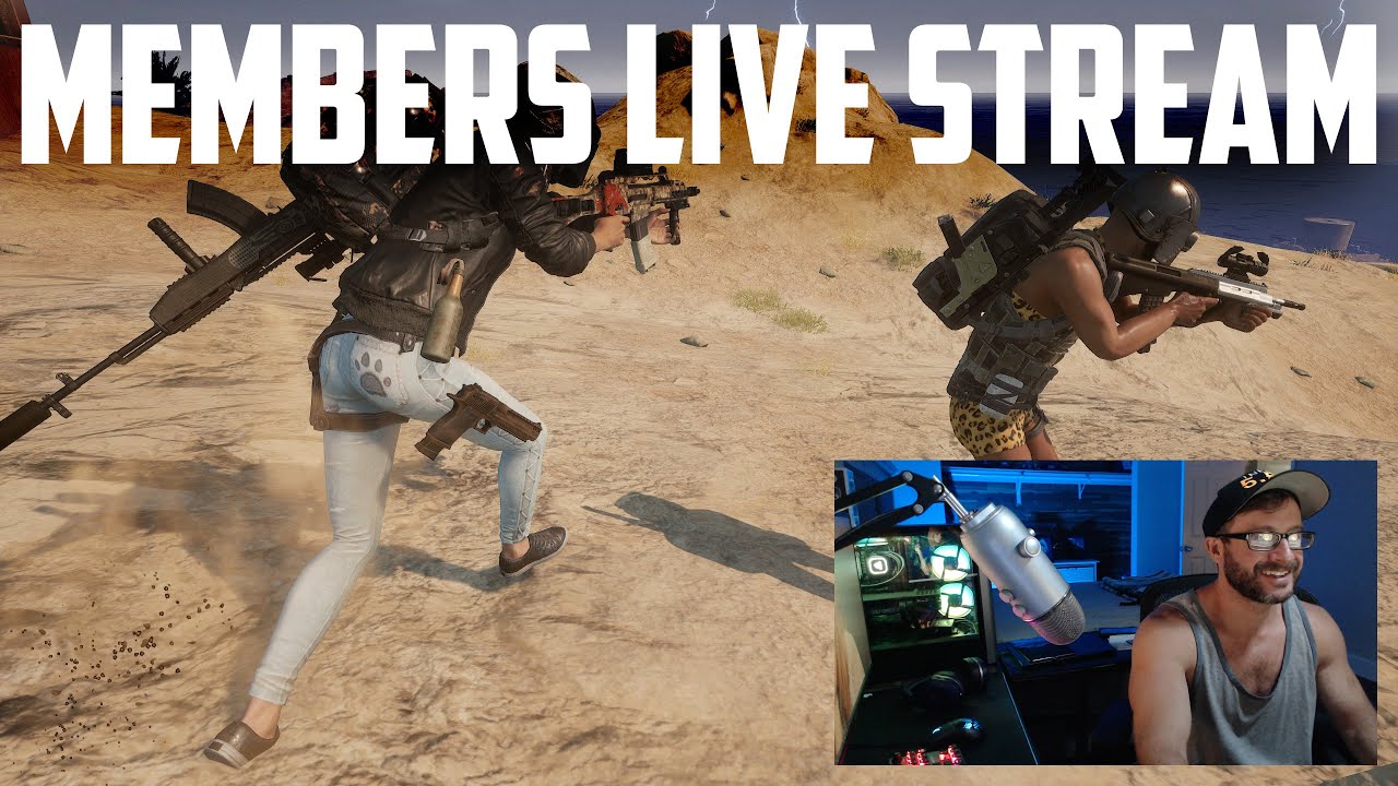 PUBG Live Stream With Members !play