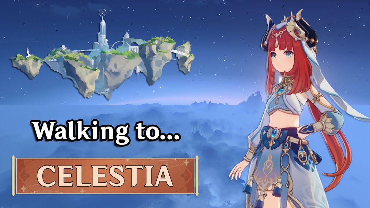 Finally Reaching Celestia in Genshin Impact by...Walking?