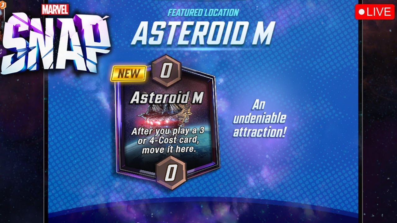 LIVE - ASTEROID M - MOVE DECK - MARVEL Snap